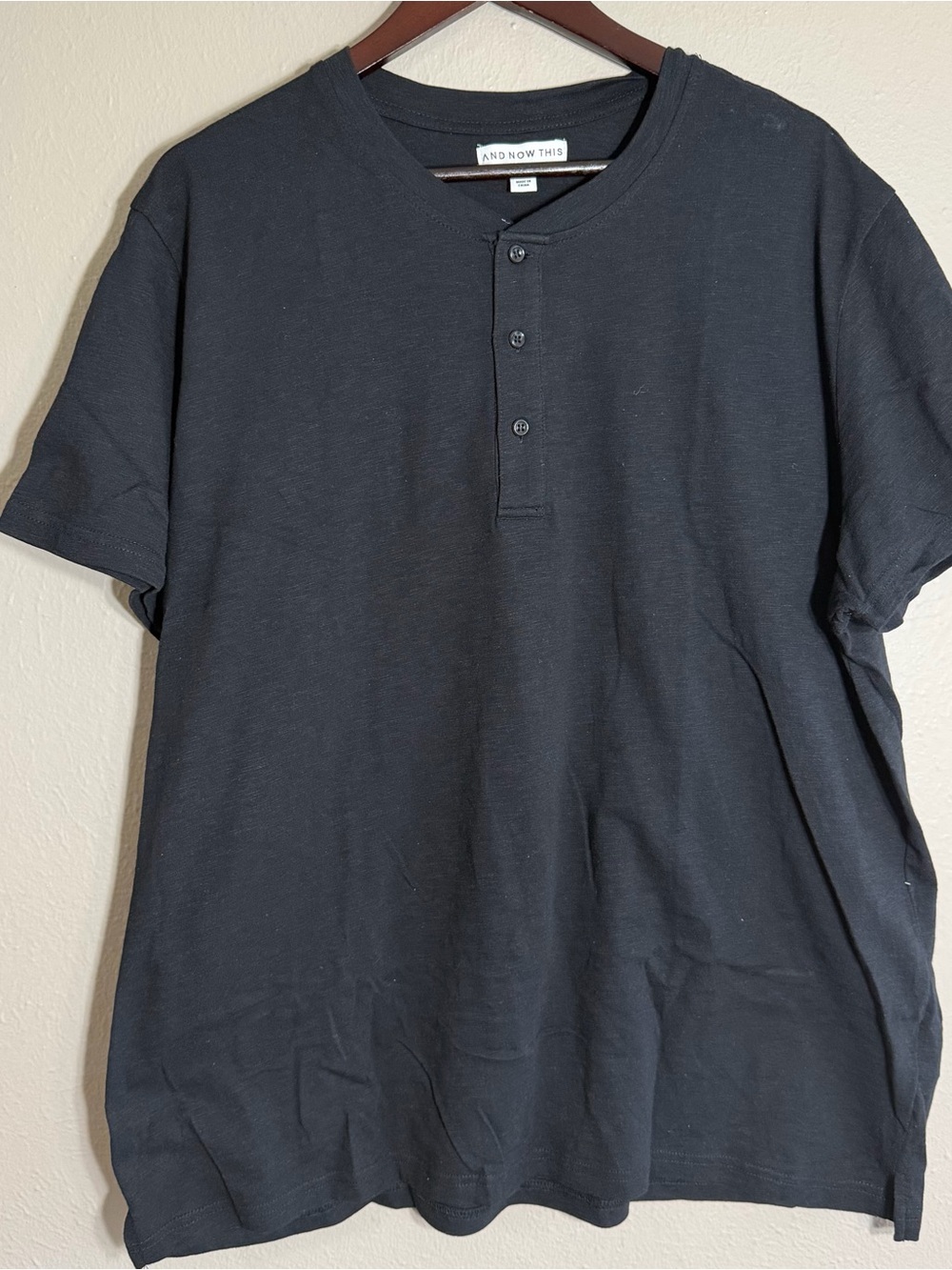 [Used/Like New] And Now This Henley Shirt // Men Size XXL